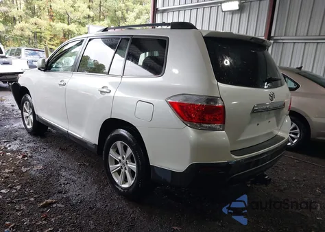 2013 Toyota Highlander Base Plus V6 from USA, damaged, VIN 5TDZK3EH6DS092915